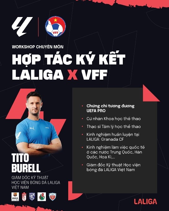 Mr. Tito - Giám đốc Kỹ thuật Học viện Bóng đá LALIGA Việt Nam